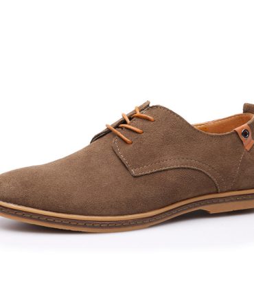 Upper Trendy Dress Shoes High Quality Men Casual Shoes New Design Cheap Factory Price Genuine Leather Oxfords Rubber 5 Pairs