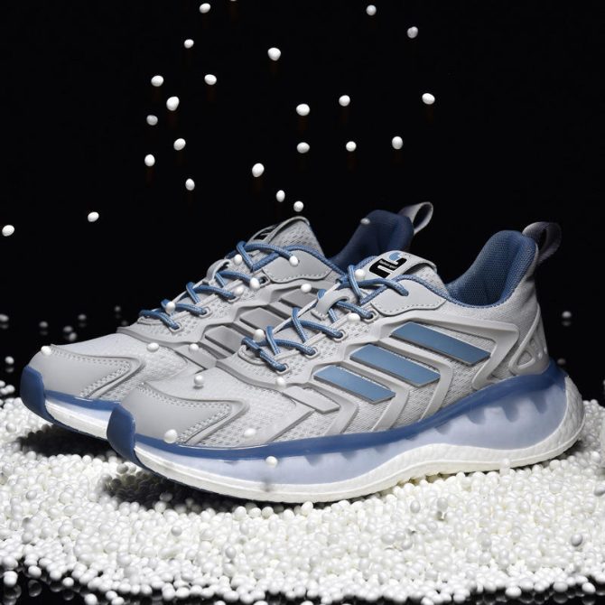 Men's shoes 2022 summer popcorn fly weaving breathable soft bottom running sneakers men's casual paired old dad tide shoes - Image 4