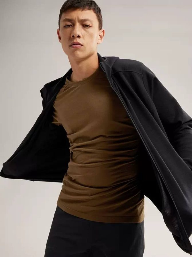 Custom high quality autumn winter warm outdoor hunting fishing fleece jacket for men - Image 4