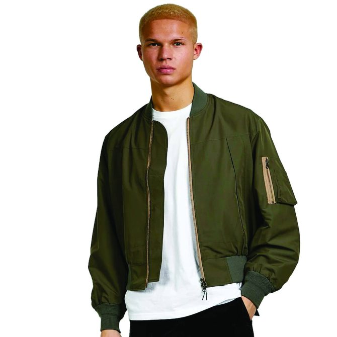 Wholesale Custom Winter Windbreaker Wholesale Men Plus Size Men's Jackets Plain Nylon Satin Bomber Men's Jackets - Image 2