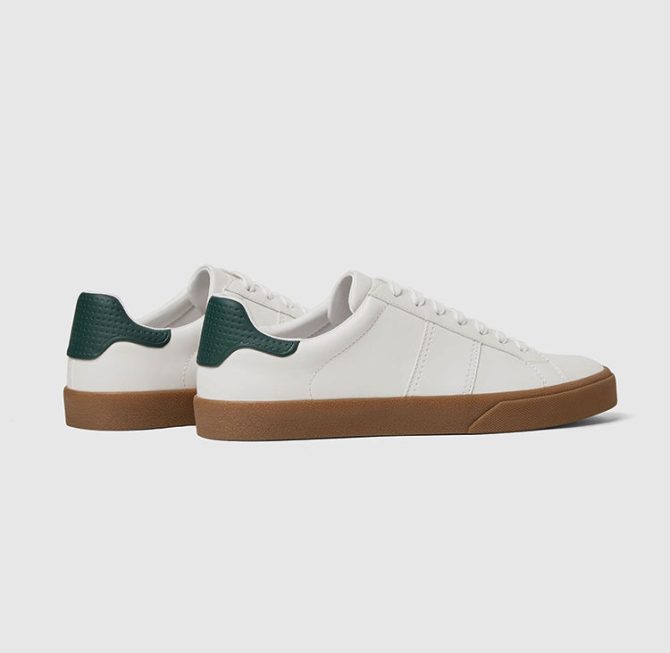 Custom OEM Cruelty-Free PU Upper Daily-wear Sneakers White Casual Style Walking Style Shoes for Men - Image 4