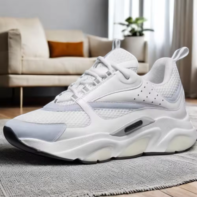 Unisex Top High Quality Men Luxury Genuine Leather Casual Shoes For Women Designer Walking Style Shoes With Brand Logo - Image 6