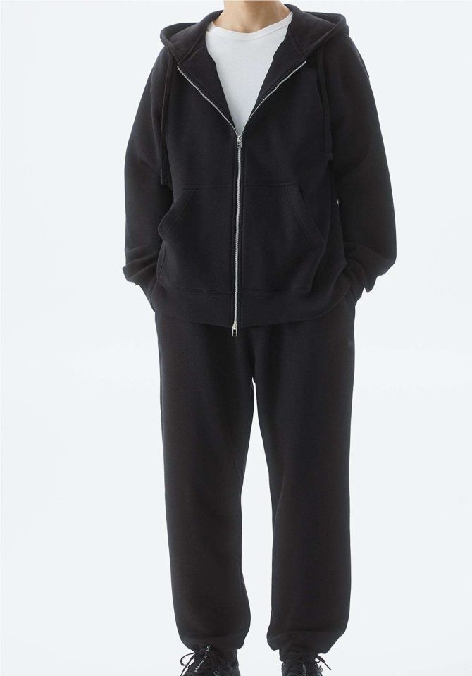 Mens Sweatsuits 2 Piece Tracksuits  Hoodie Jogging Casual Full Zip Jogging Sweatpants Suit - Image 2
