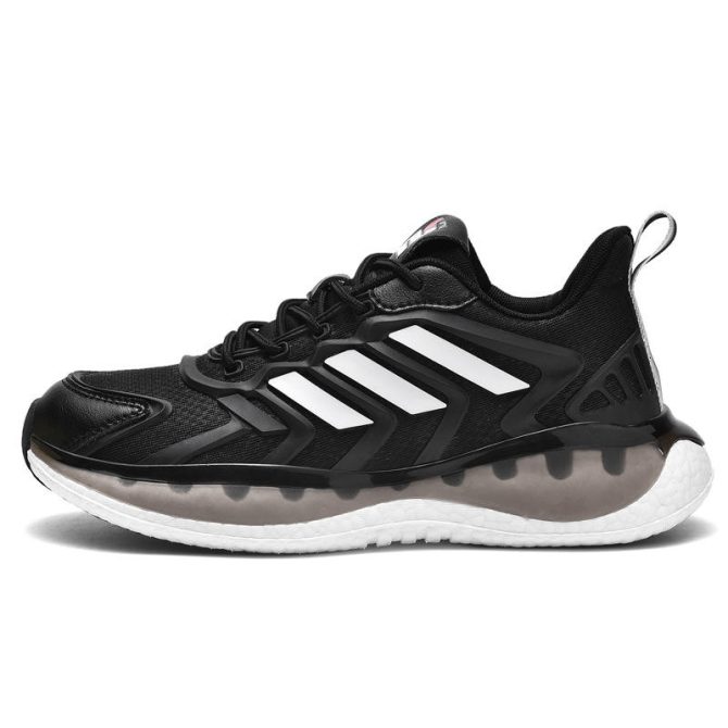 Men's shoes 2022 summer popcorn fly weaving breathable soft bottom running sneakers men's casual paired old dad tide shoes - Image 2