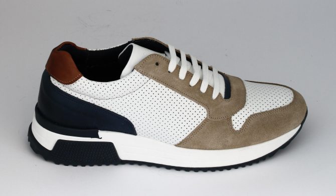 SPORTY TRENDY SHOE WITH PERFORATED LEATHER - Image 2