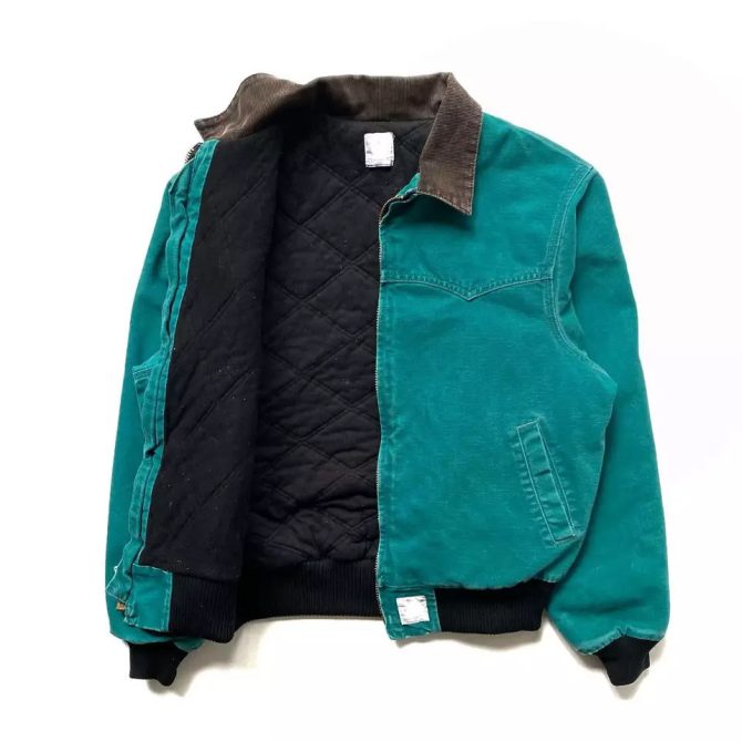 OEM Custom Cover Full Print Loose Street Style Canvas Men's jeans Jacket Chenille Embroidered Men's Jacket - Image 3