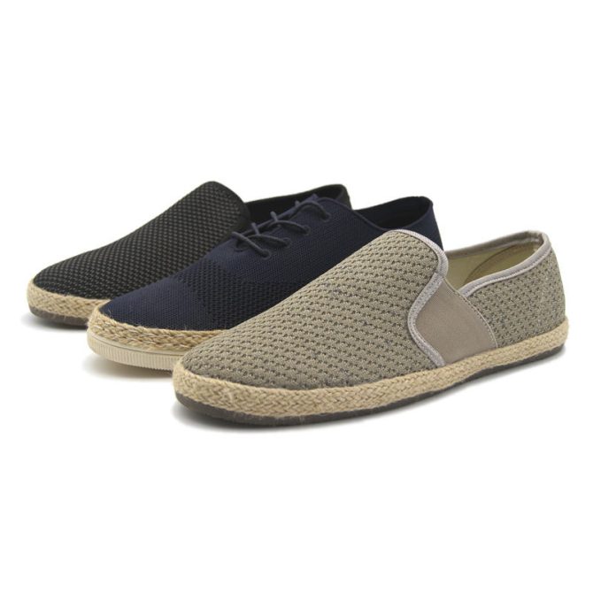 Customized summer slip on other trendy fisherman espadrilles casual shoes for men alpargata - Image 6