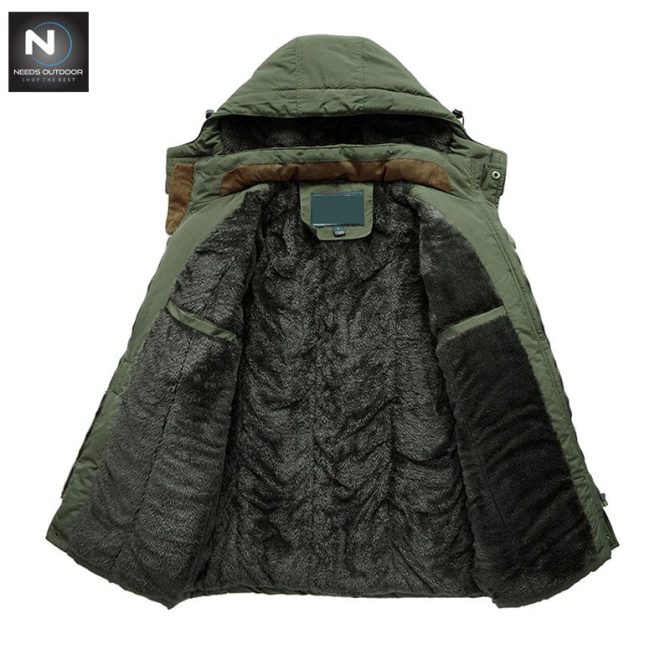 Wholesale Men's Padded Parka Jacket Waterproof Winter Super Quality Men's Parka Jacket  By NEEDS OUTDOOR - Image 3