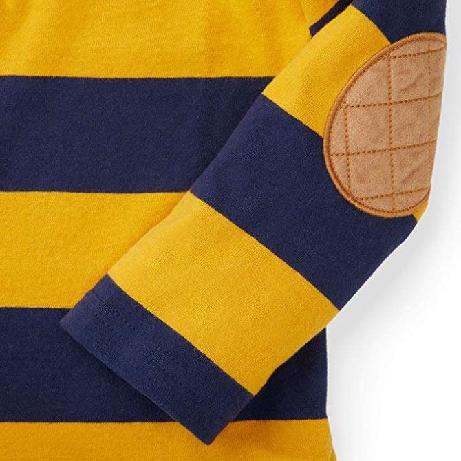 Custom Rugby Shirt Men's Sewn Stripe Long Sleeve Rugby Sports Polo Style Rugby Shirt For Men - Image 3