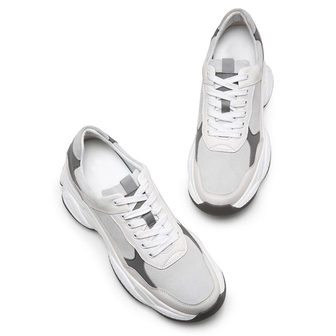 Custom high quality New style summer men casual shoes invisible height increasing design elevator shoes trendy shoes sneakers - Image 4