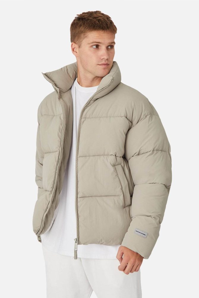 Clothing Manufacturer Custom Oversized Men Down Bubble Padded Coat Jaket Outerwear Oem Custom Cotton Plain Puffer Jacket For Men - Image 3