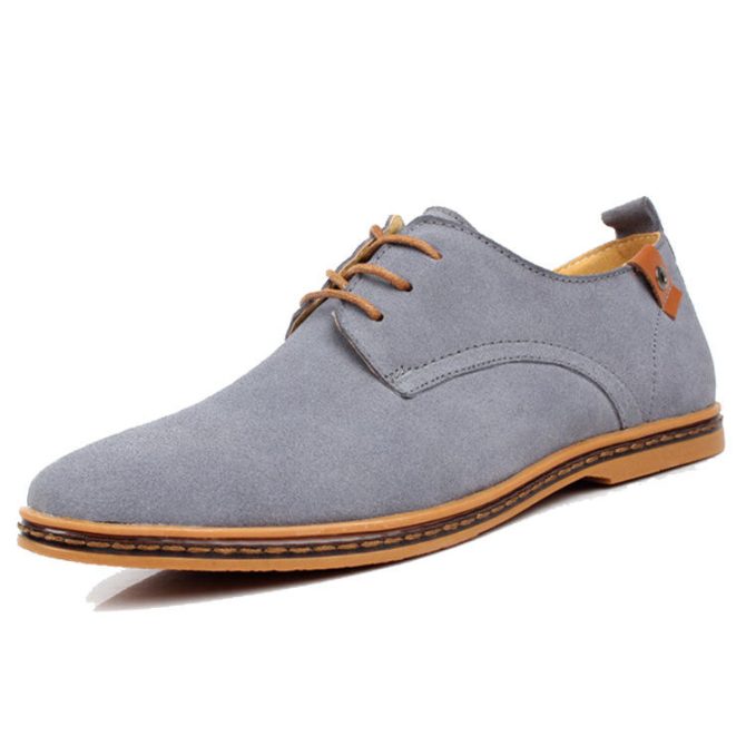 Upper Trendy Dress Shoes High Quality Men Casual Shoes New Design Cheap Factory Price Genuine Leather Oxfords Rubber 5 Pairs - Image 3