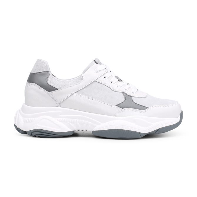wholesaler elevator shoes for men height increasing New style summer male invisible height increasing casual shoes - Image 5