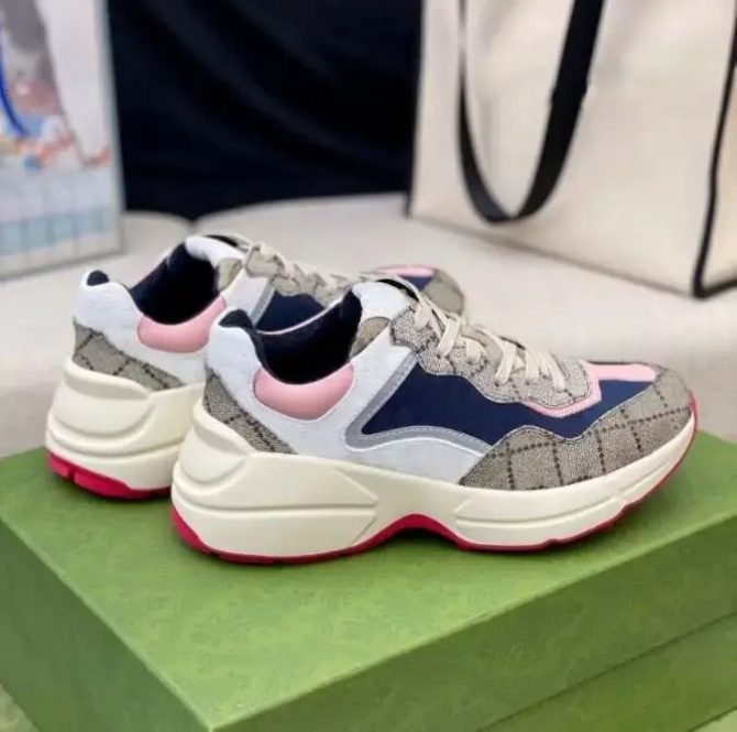 Wholesale designer women's shoes famous brand High quality luxury shoes for woman rhyton sports men's other trendy shoes - Image 3