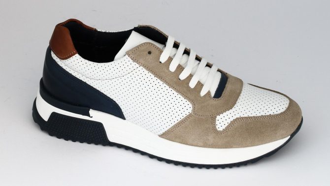 SPORTY TRENDY SHOE WITH PERFORATED LEATHER - Image 6