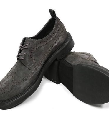 British Style Carved Brogue Lace-up Shoe Men Genuine Leather Trendy Shoes Wholesale Business Laces up Casual Cow Leather Rubber