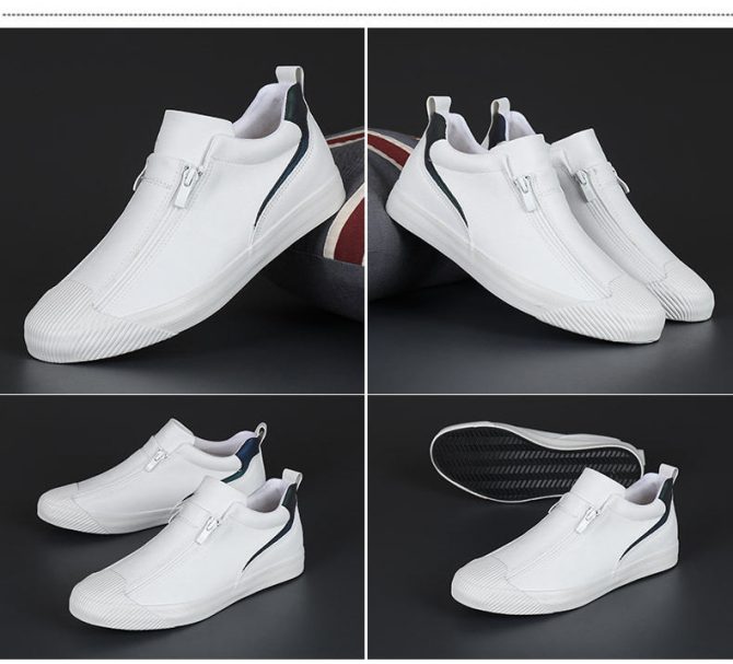 2023 black brown casual leather fashion style shoes Men's shoes breathable soft bottom leather shoes trendy - Image 4