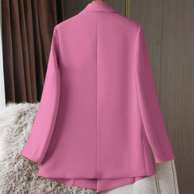 Wholesale 2024 Spring Autumn Ladies Blazer Office Fashion Design Metal Buttons Women Suit Jacket - Image 5