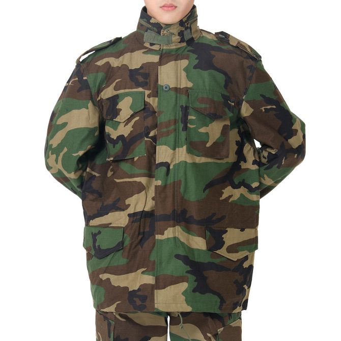 Guard Uniform Classic M-65 Field Jacket with Warm Liner Camouflage Clothing M65 Field Parka Jacket - Image 5