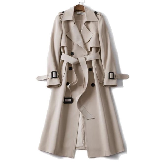 Fall Winter Wholesale Long Trench Coats Women Mid Long Style Plus Size Overcoats Coat - Image 4