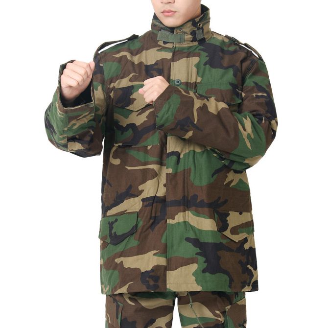 Guard Uniform Classic M-65 Field Jacket with Warm Liner Camouflage Clothing M65 Field Parka Jacket - Image 2
