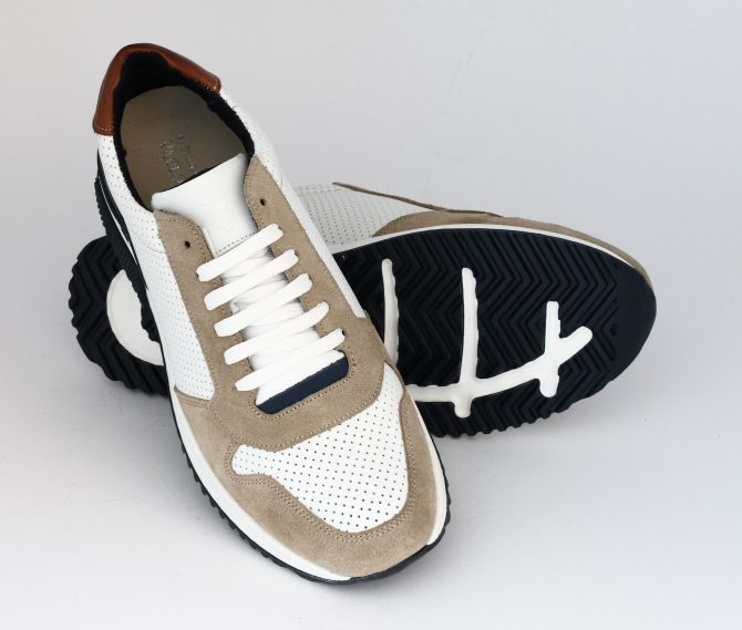 SPORTY TRENDY SHOE WITH PERFORATED LEATHER - Image 3