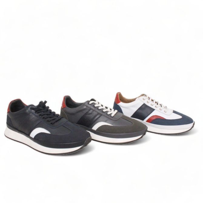Men Sports Shoes Sneakers Leather Trendy and Stylish High Quality Men's Shoes Other Color Options Men Leather Sport Shoes - Image 2