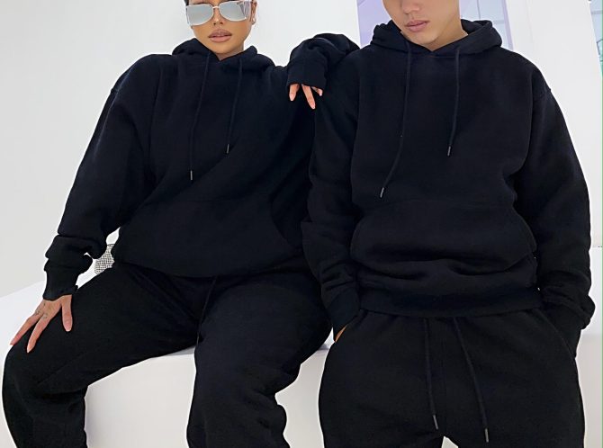 2023 Fall winter custom unisex two piece hoodie set plus size men's sets long fitness joggers pants hoodies set - Image 6