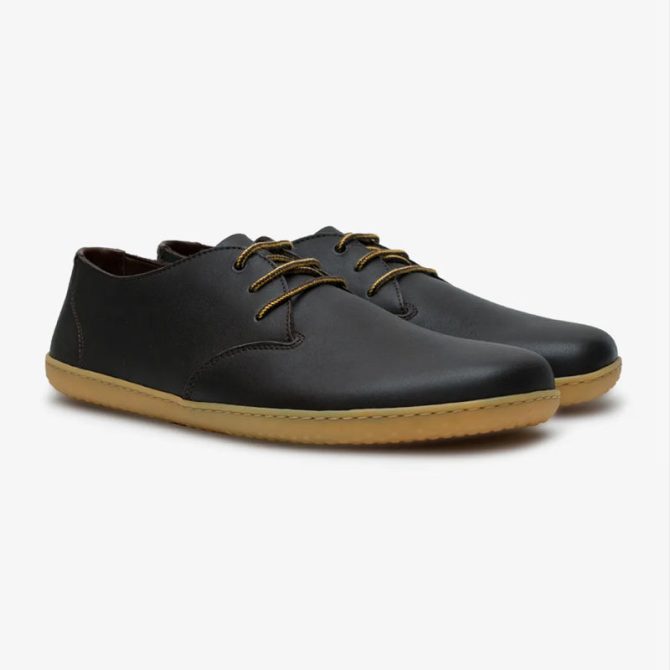 Vintage fashion comfortable trendy shoes men casual leather shoes low cut soft sole ultralight leather barefoot shoes - Image 6