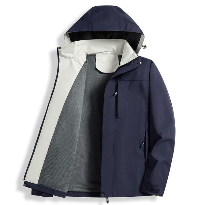 Best Price Fashion Detachable Mountain Windbreak Waterproof Best Men'S Spring Hiking Outdoor Casual Hooded Jacket - Image 2