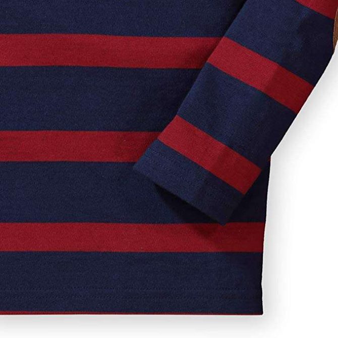 Custom Rugby Shirt Men's Sewn Stripe Long Sleeve Rugby Sports Polo Style Rugby Shirt For Men - Image 6