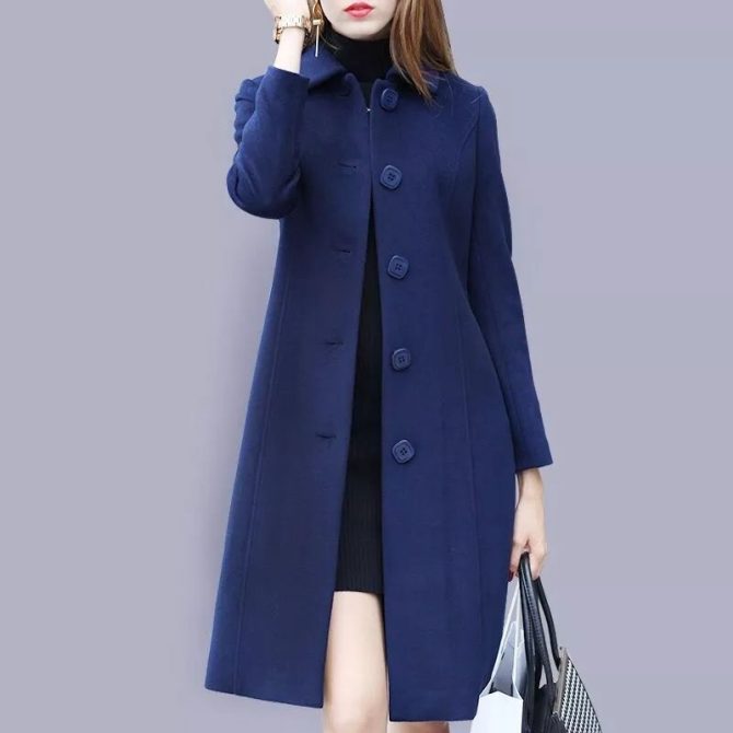 New Winter Women's Fashion Warm Casual Coat Women Long Slim Jacket Windbreaker Cloak Topcoat Coats - Image 6