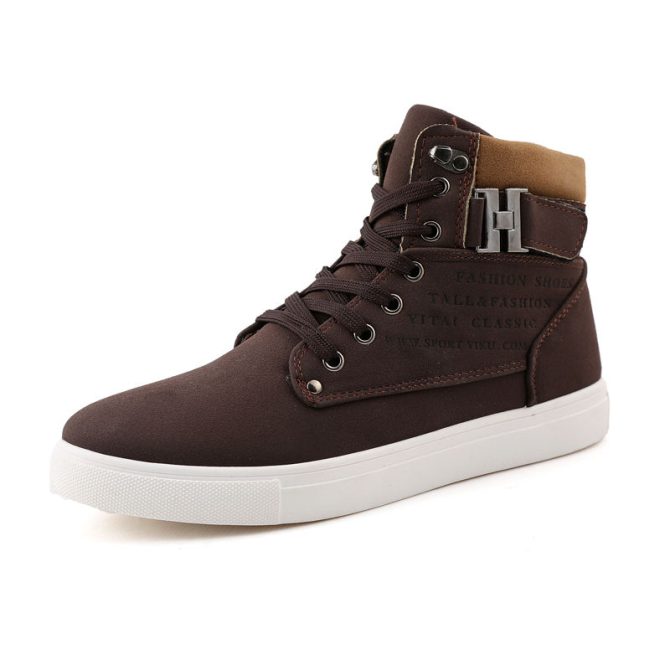 2023 Fashionable Wholesale Customized Beautiful Logo Men's Casual High Top Sneakers Other Canvas Trendy Shoes