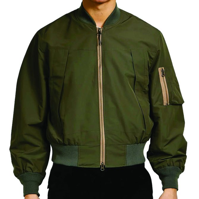 Wholesale Custom Winter Windbreaker Wholesale Men Plus Size Men's Jackets Plain Nylon Satin Bomber Men's Jackets - Image 4