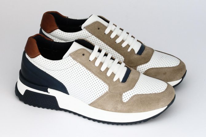SPORTY TRENDY SHOE WITH PERFORATED LEATHER - Image 5