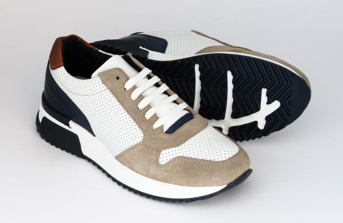 SPORTY TRENDY SHOE WITH PERFORATED LEATHER - Image 4