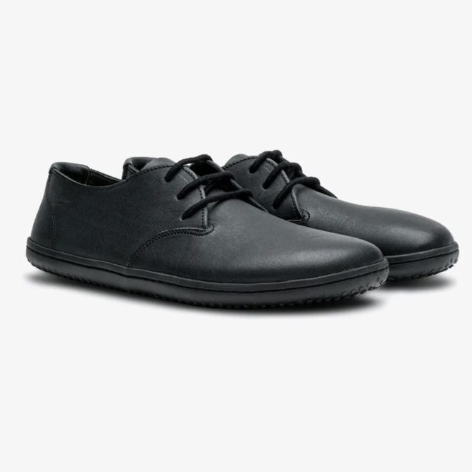 Vintage fashion comfortable trendy shoes men casual leather shoes low cut soft sole ultralight leather barefoot shoes - Image 2