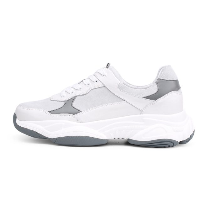 wholesaler elevator shoes for men height increasing New style summer male invisible height increasing casual shoes - Image 4