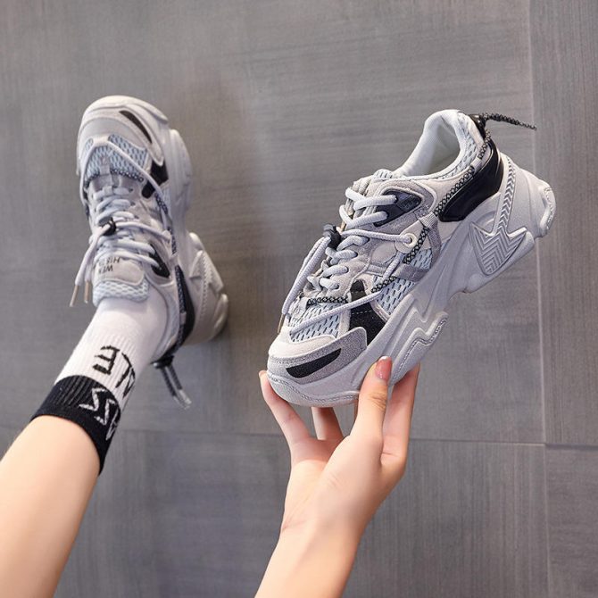 Wholesale 2023 summer new trend fashion Korean version of everything match breathable couple shoes - Image 3