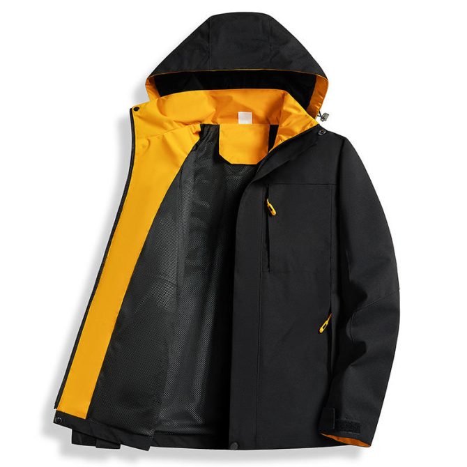 Best Price Fashion Detachable Mountain Windbreak Waterproof Best Men'S Spring Hiking Outdoor Casual Hooded Jacket - Image 3