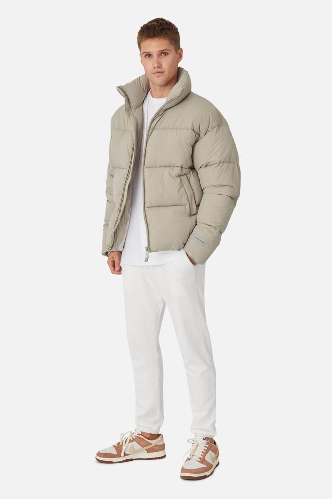 Clothing Manufacturer Custom Oversized Men Down Bubble Padded Coat Jaket Outerwear Oem Custom Cotton Plain Puffer Jacket For Men - Image 2
