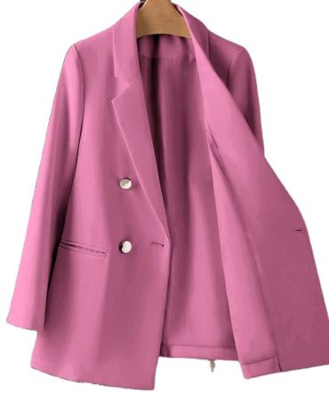 Wholesale 2024 Spring Autumn Ladies Blazer Office Fashion Design Metal Buttons Women Suit Jacket