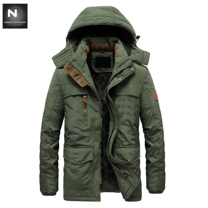 Wholesale Men's Padded Parka Jacket Waterproof Winter Super Quality Men's Parka Jacket  By NEEDS OUTDOOR - Image 4