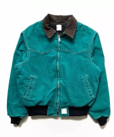 OEM Custom Cover Full Print Loose Street Style Canvas Men's jeans Jacket Chenille Embroidered Men's Jacket