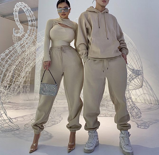 2023 Fall winter custom unisex two piece hoodie set plus size men's sets long fitness joggers pants hoodies set