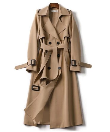 Fall Winter Wholesale Long Trench Coats Women Mid Long Style Plus Size Overcoats Coat