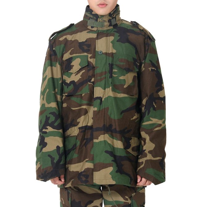 Guard Uniform Classic M-65 Field Jacket with Warm Liner Camouflage Clothing M65 Field Parka Jacket - Image 4